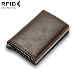 C1804H1 RFID Carbon Fiber Wallet For Men