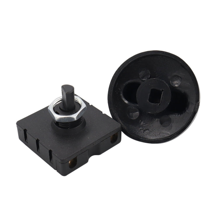 4 Gear 3 Speed Rotary Switch Fan Heater Speed Selector, Type A 2 Pair, Type B 2 Pair