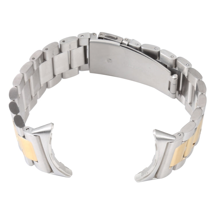 Three Strains Stainless Steel Metal Watch Band, For Google Pixel Watch 4 / 3 / 2 / 1 41mm