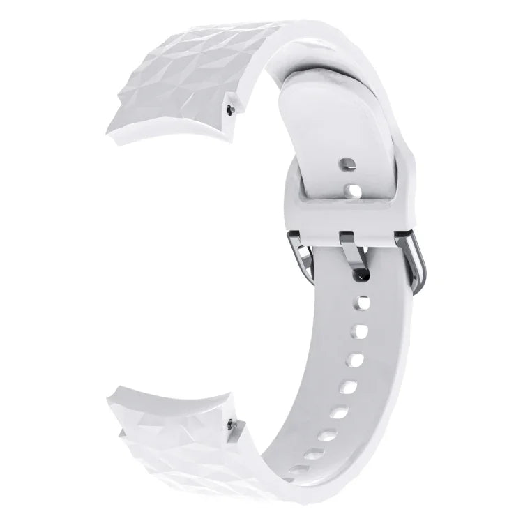 Rhombus Texture Silicone Watch Band, For Samsung Galaxy Watch 5 / Watch 5 Pro