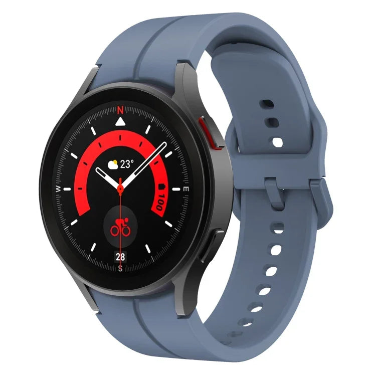 Colorful Buckle Silicone Watch Band, For Samsung Galaxy Watch 5 Pro 45mm