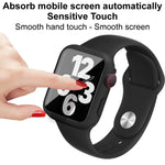 imak Silicone Watch Band PC Frame with Tempered Glass Film, For Apple Watch SE 2022 40mm