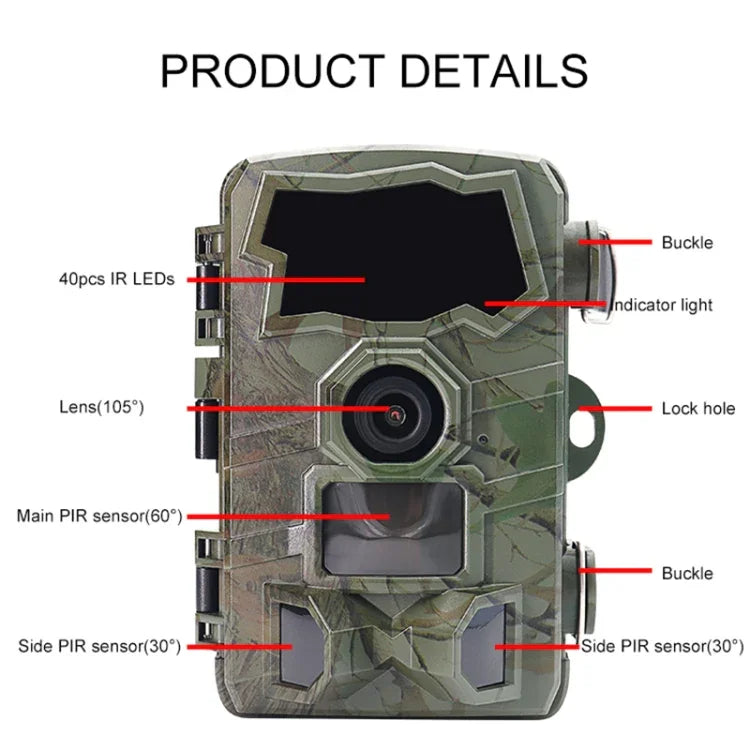H888WIFI  4K Resolution 2.4 inch TFT Screen WIFI Hunting Trail Camera, H888WIFI