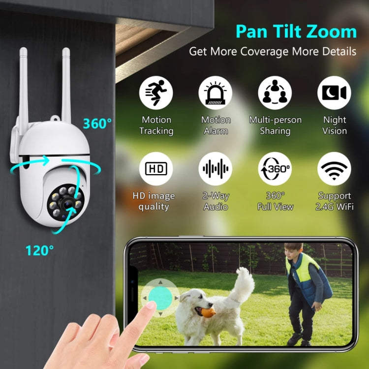A7 1080P HD Wireless WiFi Smart Surveillance Camera Support Night Vision / Two Way Audio, with 16G Memory