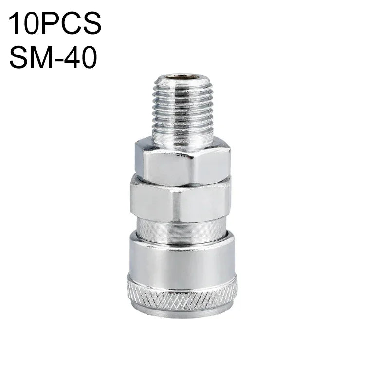 10pcs C-type Self-lock Air Tube Pneumatic Quick Fitting Connector, PF-20, PF-30, PF-40, PH-20, PH-30, PH-40, PM-20, PM-30, PM-40, PP-20, PP-30, PP-40, SF-20, SF-30, SF-40, SH-20, SH-30, SH-40, SM-20, SM-30, SM-40, SP-20, SP-30, SP-40, SF+PF-20, SF+PF-3...