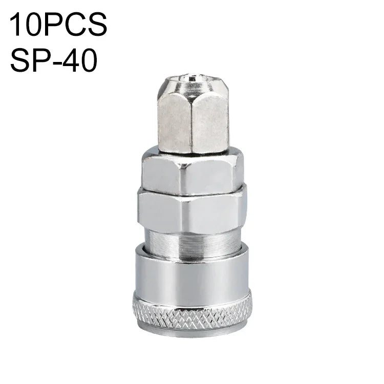 10pcs C-type Self-lock Air Tube Pneumatic Quick Fitting Connector, PF-20, PF-30, PF-40, PH-20, PH-30, PH-40, PM-20, PM-30, PM-40, PP-20, PP-30, PP-40, SF-20, SF-30, SF-40, SH-20, SH-30, SH-40, SM-20, SM-30, SM-40, SP-20, SP-30, SP-40, SF+PF-20, SF+PF-3...