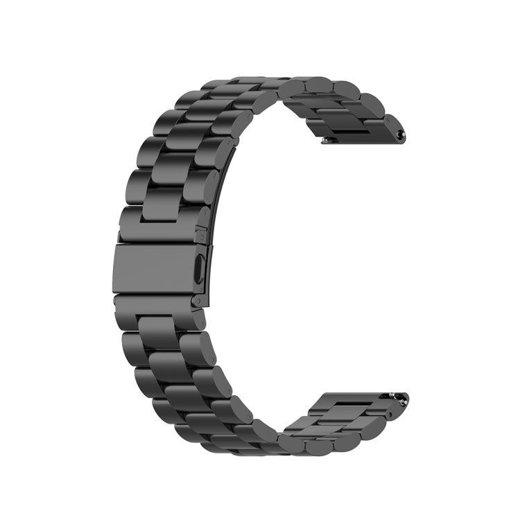 For Xiaomi Watch Color 22mm Three Beads Steel Wrist Strap Watchband