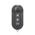 For Fiat 3 Button Folding Car Key Case Remote Control Shell SIP22, Black Switch Button, White Switch Button, Black Special Button, White Switch Trunk Button