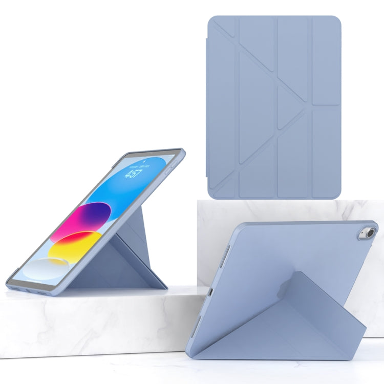 Multi-folding TPU Leather Smart Tablet Case, For iPad 10th Gen 10.9 2022