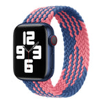 Nylon Single-turn Braided Watch Band For Apple Watch Series 8&7 41mm / SE 2&6&SE&5&4 40mm / 3&2&1 38mm, For Apple Watch Series 8&7 41mm,135mm, For Apple Watch Series 8&7 41mm, 135mm