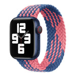 Nylon Single-turn Braided Watch Band For Apple Watch Series 8&7 41mm / SE 2&6&SE&5&4 40mm / 3&2&1 38mm, For Apple Watch Series 8&7 41mm,155mm, For Apple Watch Series 8&7 41mm, 155mm