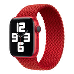Nylon Single-turn Braided Watch Band For Apple Watch Series 8&7 41mm / SE 2&6&SE&5&4 40mm / 3&2&1 38mm, For Apple Watch Series 8&7 41mm,155mm, For Apple Watch Series 8&7 41mm, 155mm