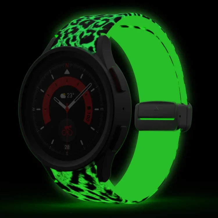 Magnetic Printed Silicone Watch Band, For Samsung Galaxy Watch5