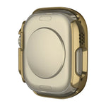 Plating Gloss PC Tempered Glass Integral Watch Case, For Apple Watch Ultra 3 / 2 / 1 49mm