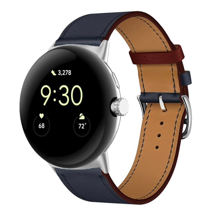 Genuine Leather Watch Band, For Google Pixel Watch 4 / 3 / 2 / 1 41mm
