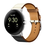 Genuine Leather Watch Band, For Google Pixel Watch 4 / 3 / 2 / 1 41mm