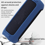 Bluetooth Speaker Portable Silicone Case with Shoulder Strap, Blue, Black, Red
