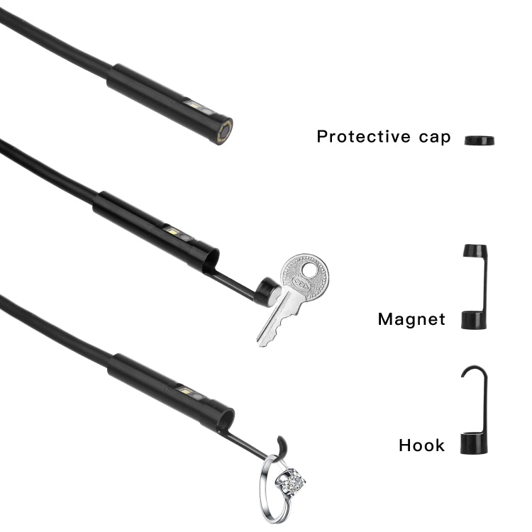 P50 4.5 inch Dual Camera with Screen Endoscope, 2m, 5m, 10m