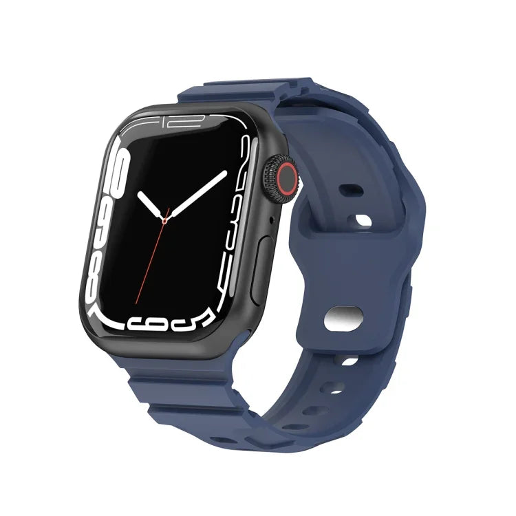 Sports Silicone Watch Band, For Apple Watch Series 8&7 41mm, For Apple Watch Series 8&7 45mm
