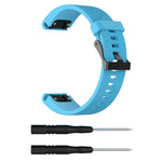 For Garmin Fenix 5S (20mm) Silicone Replacement Wrist Strap Watchband