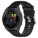 18mm Solid Color Silicone Watch Band, For Garmin Forerunner 265S