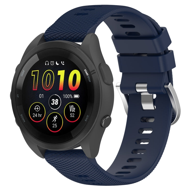 18mm Solid Color Silicone Watch Band, For Garmin Forerunner 265S