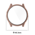 PC + Tempered Glass Film Integrated Watch Protective Case, For Garmin Forerunner 265, For Garmin Forerunner 265S