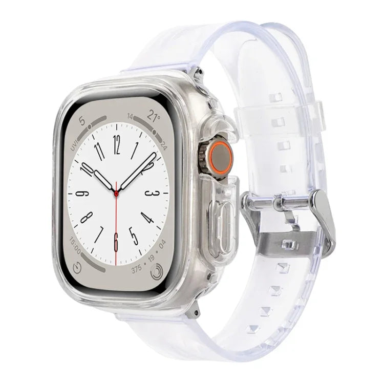 Glacier Jelly Clear TPU Case Watch Band, For Apple Watch Ultra 3 / 2 / 1 49mm