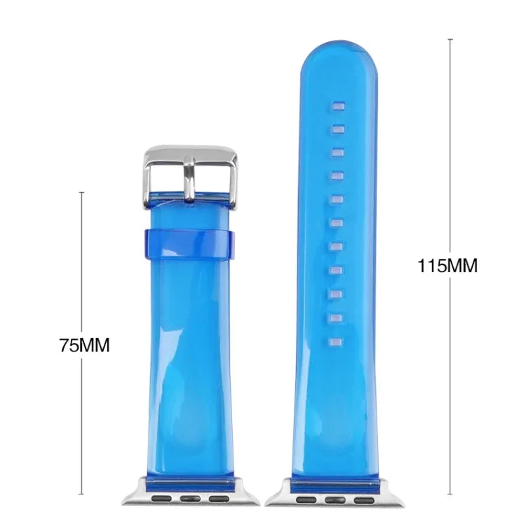 Glacier Jelly Clear TPU Case Watch Band, For Apple Watch Ultra 3 / 2 / 1 49mm