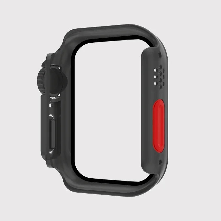 Film PC Watch Case with Detachable Button, For Apple Watch Series 9 / 8 / 7 41mm, For Apple Watch Series SE 2025 / SE 2 / 6 / SE / 5 / 4 40mm, For Apple Watch SE 2025 / SE 2 / 6 / SE / 5 / 4 40mm                                                         ...