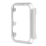 Aluminum Alloy Diamond Watch Protective Case, For Apple Watch Series 9 / 8 / 7 45mm, For Apple Watch Series SE 2025&SE 2&6&SE&5&4 44mm, For Apple Watch Series 3&2&1 42mm, For Apple Watch Series 9 / 8 / 7 41mm                                            ...