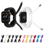 Stretch Plain Silicone Bean Watch Band, For Apple Watch Ultra 49mm, For Apple Watch SE 2023 44mm, For Apple Watch 8 41mm, For Apple Watch 8 45mm