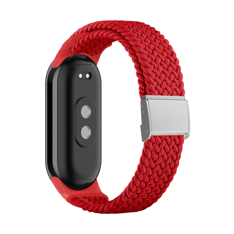 Adjustable Nylon Braided Steel Buckle Watch Band, For Xiaomi Mi Band 8
