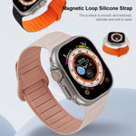 Loop Magnetic Silicone Watch Band, For Apple Watch 8 45mm, For Apple Watch SE 2022 40mm, For Apple Watch SE 2022 44mm