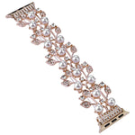 Four-leaf Bead Metal Watch Band, For Apple Watch 6 40mm, For Apple Watch 6 44mm, For Apple Watch 5 44mm, For Apple Watch 5 40mm, For Apple Watch 4 44mm, For Apple Watch 4 40mm, For Apple Watch 3 38mm, For Apple Watch 3 42mm, For Apple Watch 2 42mm     ...