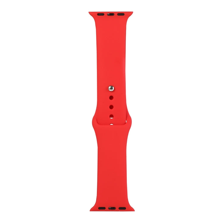 Silicone Watch Replacement Strap, Long Section (Men), For Apple Watch Series 8&7 41mm / SE 2&6&SE&5&4 40mm / 3&2&1 38mm, For Apple Watch Ultra 49mm / Series 8&7 45mm / SE 2&6&SE&5&4 44mm / 3&2&1 42mm