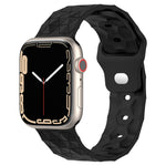 Football Texture Silicone Watch Band, For Apple Watch Series 10 46mm, For Apple Watch Series 10 42mm, For Apple Watch SE 2023 44mm, For Apple Watch SE 2023 40mm
