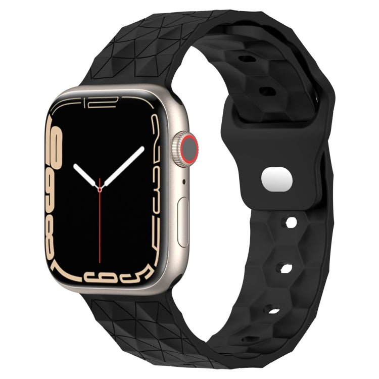 Football Texture Silicone Watch Band, For Apple Watch Series 10 46mm, For Apple Watch Series 10 42mm, For Apple Watch SE 2023 44mm, For Apple Watch SE 2023 40mm
