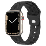 Football Texture Silicone Watch Band, For Apple Watch Ultra 2 49mm, For Apple Watch 9 45mm, For Apple Watch 9 41mm, For Apple Watch Ultra 49mm