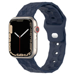 Football Texture Silicone Watch Band, For Apple Watch Ultra 2 49mm, For Apple Watch 9 45mm, For Apple Watch 9 41mm, For Apple Watch Ultra 49mm