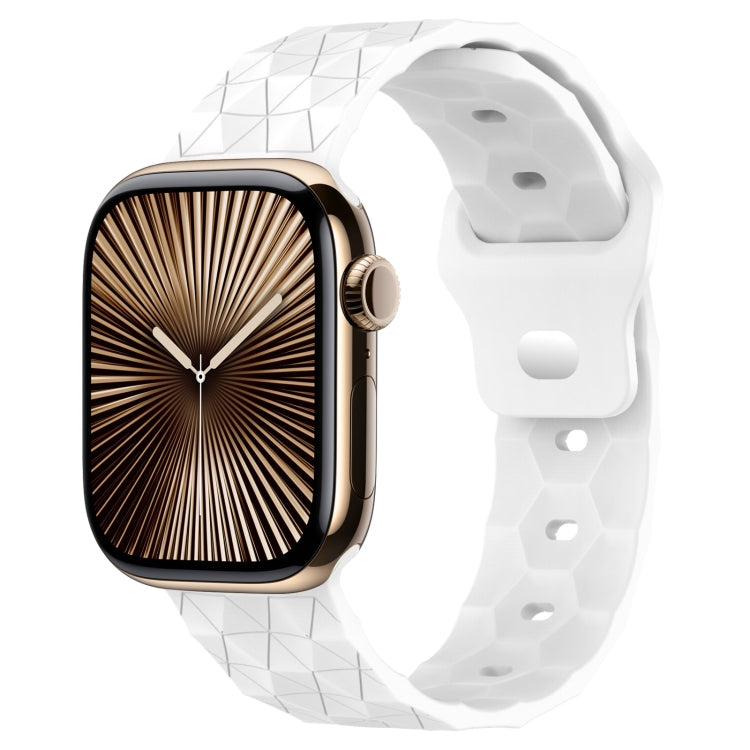 Football Texture Silicone Watch Band, For Apple Watch Series 10 46mm, For Apple Watch Series 10 42mm, For Apple Watch SE 2023 44mm, For Apple Watch SE 2023 40mm