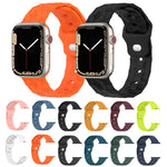 Football Texture Silicone Watch Band, For Apple Watch 8 41mm, For Apple Watch 8 45mm, For Apple Watch SE 2022 40mm, For Apple Watch SE 2022 44mm
