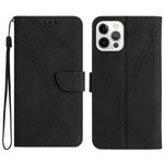 Stitching Embossed Leather Phone Case, For iPhone 17e / 16e, For iPhone 17 Pro Max, For iPhone 17 Pro, For iPhone 17, For iPhone Air, For iPhone 16 Pro Max, For iPhone 16 Pro, For iPhone 16 Plus