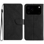 Stitching Embossed Leather Phone Case, For iPhone 17e / 16e, For iPhone 17 Pro Max, For iPhone 17 Pro, For iPhone 17, For iPhone Air, For iPhone 16 Pro Max, For iPhone 16 Pro, For iPhone 16 Plus