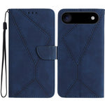 Stitching Embossed Leather Phone Case, For iPhone 17e / 16e, For iPhone 17 Pro Max, For iPhone 17 Pro, For iPhone 17, For iPhone Air, For iPhone 16 Pro Max, For iPhone 16 Pro, For iPhone 16 Plus