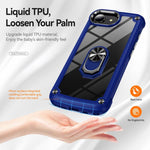 TPU + PC Lens Protection Phone Case with Ring Holder, For iPhone 17e / 16e, For iPhone 17 Pro Max, For iPhone 17, For iPhone Air, For iPhone 16 Pro Max, For iPhone 16 Pro, For iPhone 16 Plus, For iPhone 16, For iPhone 15 Pro Max