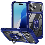 TPU + PC Lens Protection Phone Case with Ring Holder, For iPhone 17e / 16e, For iPhone 17 Pro Max, For iPhone 17, For iPhone Air, For iPhone 16 Pro Max, For iPhone 16 Pro, For iPhone 16 Plus, For iPhone 16, For iPhone 15 Pro Max