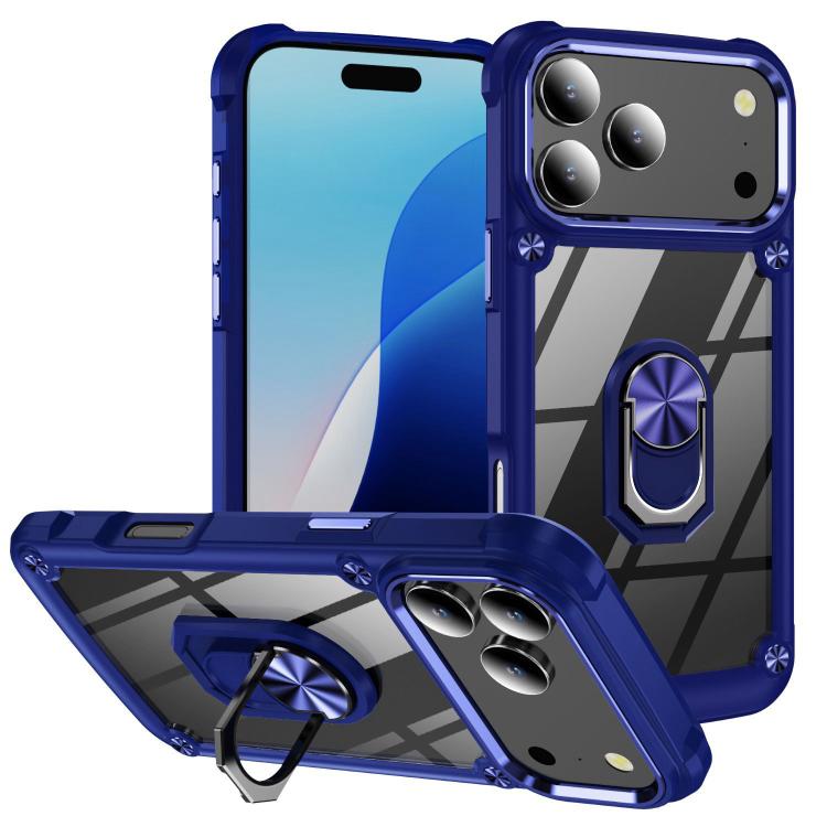 TPU + PC Lens Protection Phone Case with Ring Holder, For iPhone 17e / 16e, For iPhone 17 Pro Max, For iPhone 17, For iPhone Air, For iPhone 16 Pro Max, For iPhone 16 Pro, For iPhone 16 Plus, For iPhone 16, For iPhone 15 Pro Max