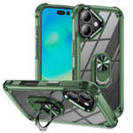 TPU + PC Lens Protection Phone Case with Ring Holder, For iPhone 17e / 16e, For iPhone 17 Pro Max, For iPhone 17, For iPhone Air, For iPhone 16 Pro Max, For iPhone 16 Pro, For iPhone 16 Plus, For iPhone 16, For iPhone 15 Pro Max
