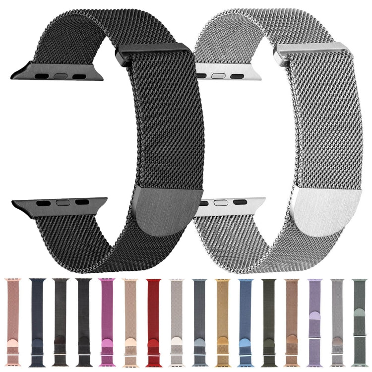 Milanese Metal Magnetic Watch Band, For Apple Watch SE 2023 40mm, For Apple Watch Ultra 2 49mm, For Apple Watch 8 45mm